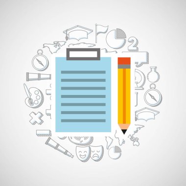 Bilimsel Laboratuarı düz çizgi simgeler