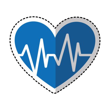 kalp nabız simgesiyle