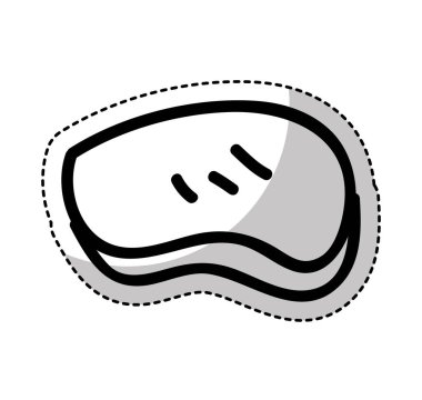 sığır eti izole simgesi