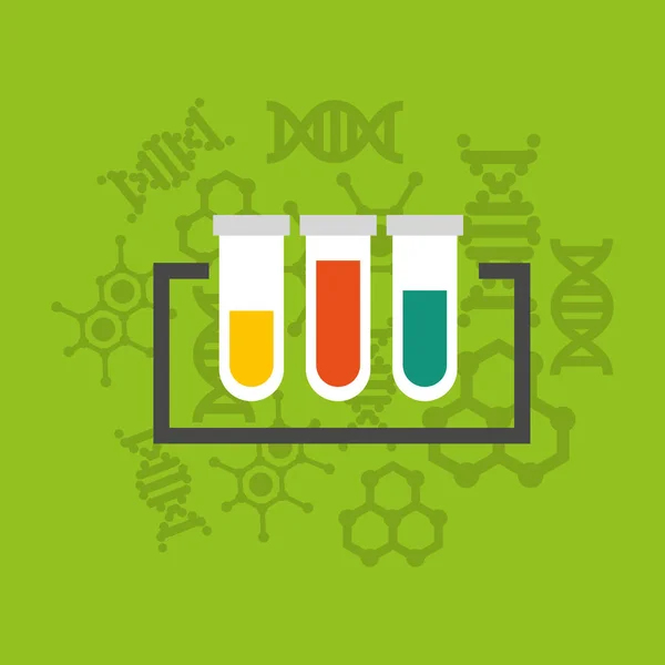 科学实验室扁线图标 — 图库矢量图片