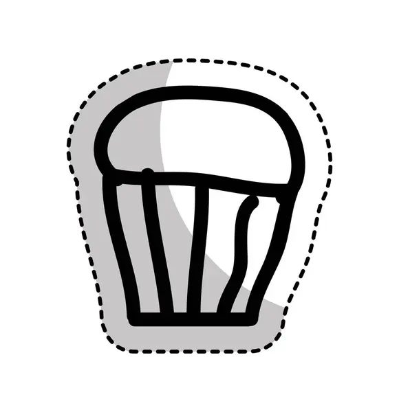 Köstliche süße Cupcake-Symbol — Stockvektor