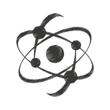 molekül yapısı izole simgesi