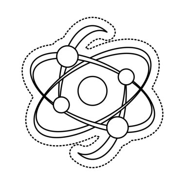 molekül yapısı izole simgesi