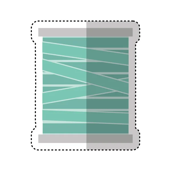 Ізольована піктограма рулону нитки — стоковий вектор