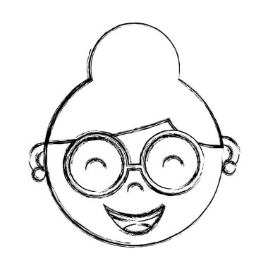 Büyükanne avatar karakter simgesi