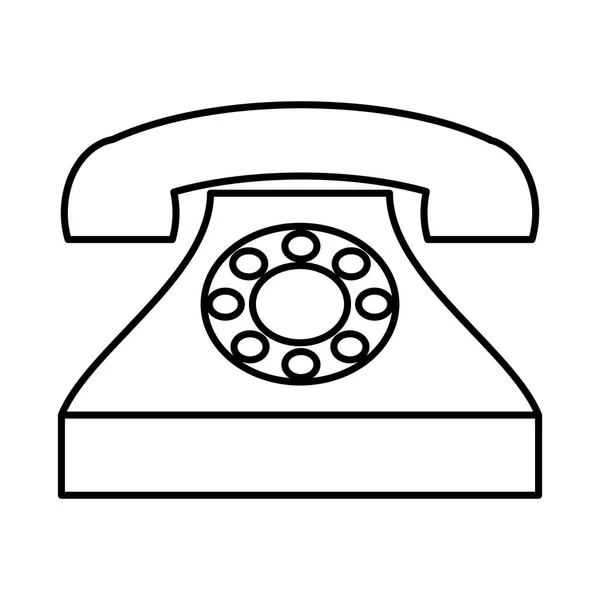 Geïsoleerde pictogram van telefoon service — Stockvector