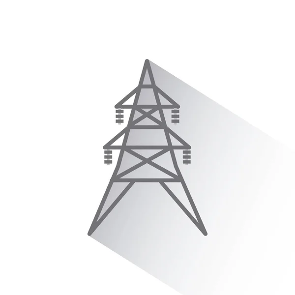 Icono de torre de energía — Archivo Imágenes Vectoriales
