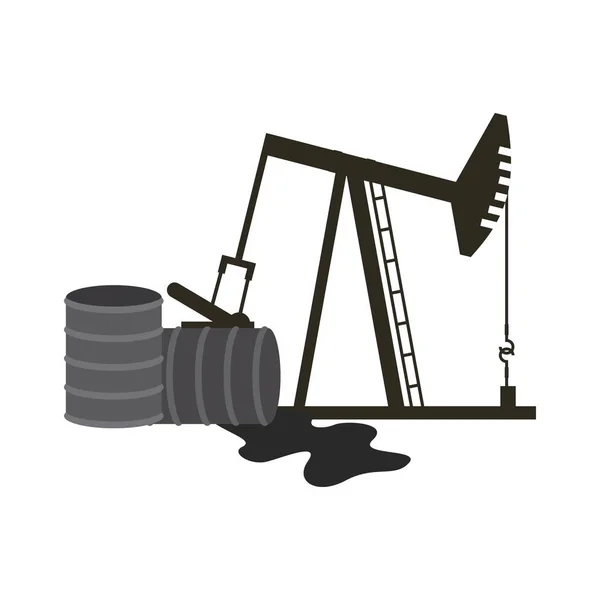 Projeto da indústria petrolífera — Vetor de Stock