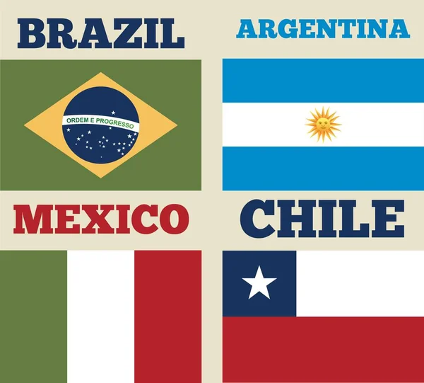 Латинська Америка дизайн — стоковий вектор