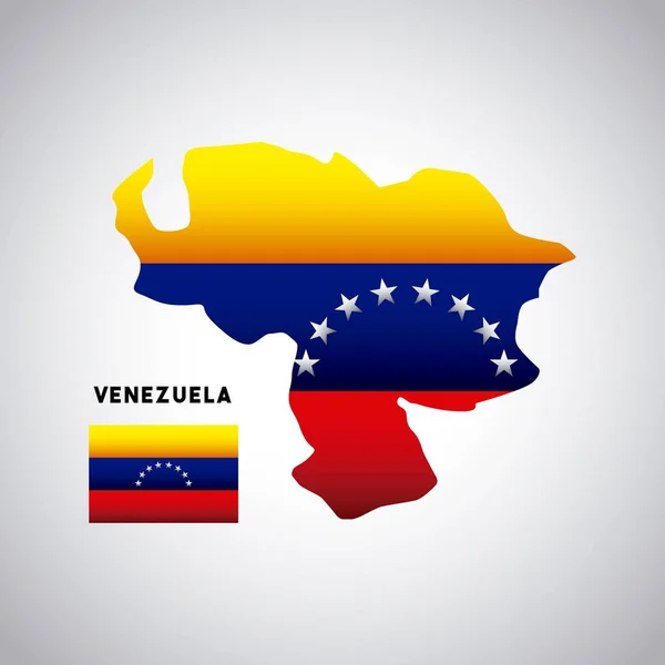 Venezuela country design — Stock Vector