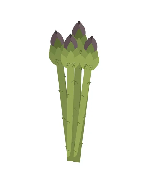 Asparagi icona vegetale — Vettoriale Stock