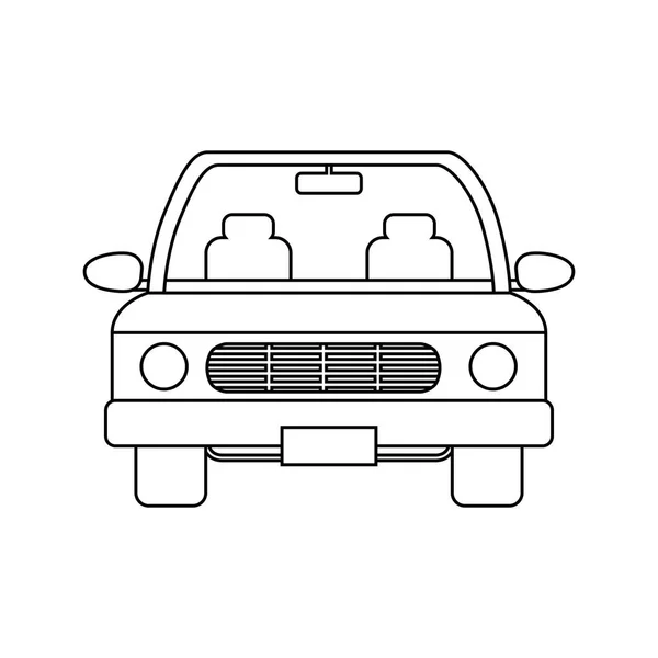 Coche icono del vehículo — Vector de stock