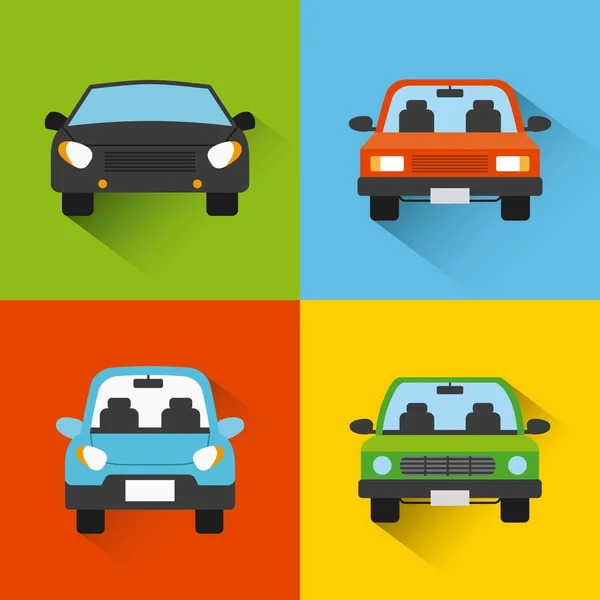 Coche icono del vehículo — Vector de stock