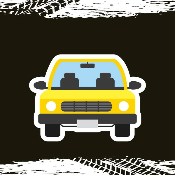 Diseño del servicio de taxi — Archivo Imágenes Vectoriales