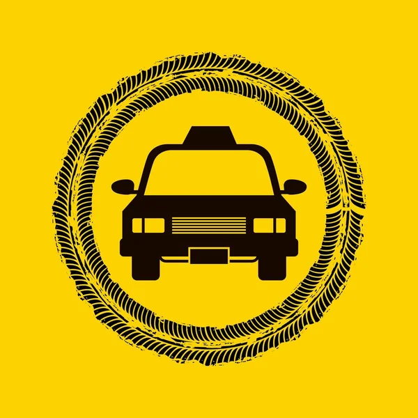 Diseño del servicio de taxi — Archivo Imágenes Vectoriales