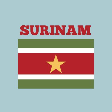 Surinam ülke bayrağı