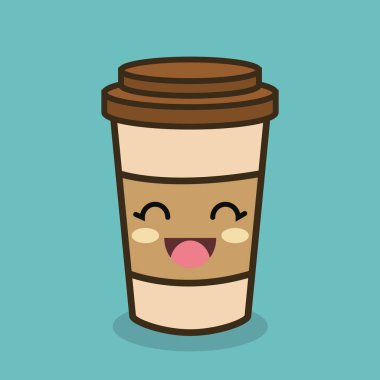 çizgi film Kupası plastik kahve