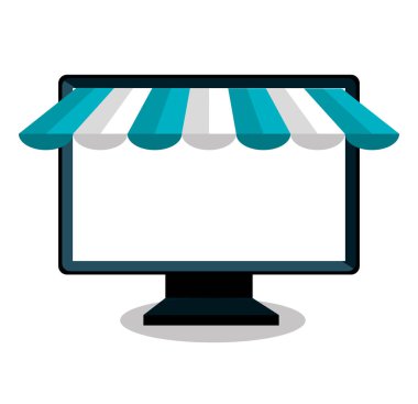 bilgisayar e-ticaret izole Pazar satın almak