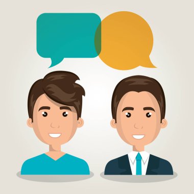 izole diyalog konuşan adam