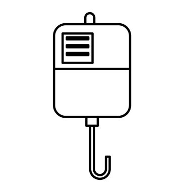 kan torbası izole simgesi