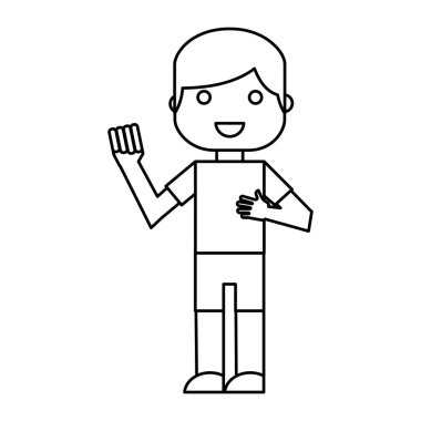 genç adam avatar karakter