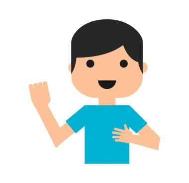 genç adam avatar karakter