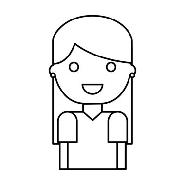 genç kadın avatar karakter