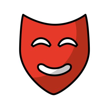 Tiyatro maskesi klasik simgesi