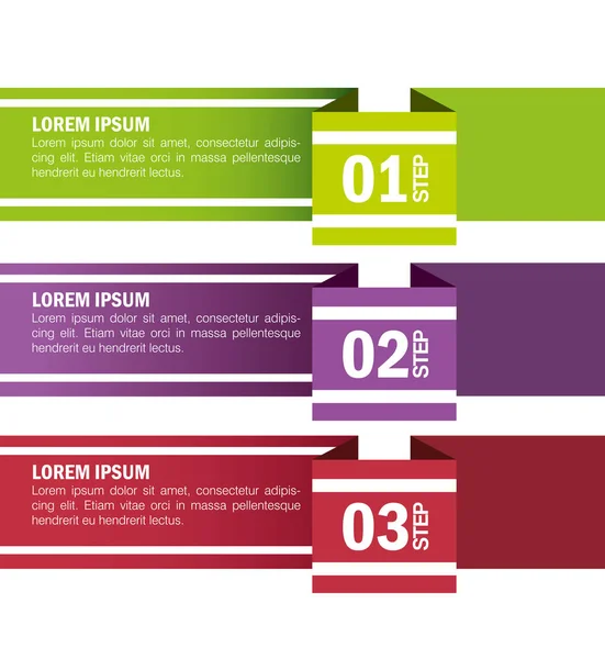 Plantillas infográficas diseño empresarial — Vector de stock