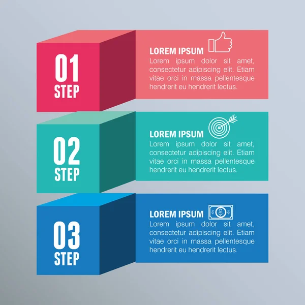 Infographic sjablonen business ontwerp — Stockvector