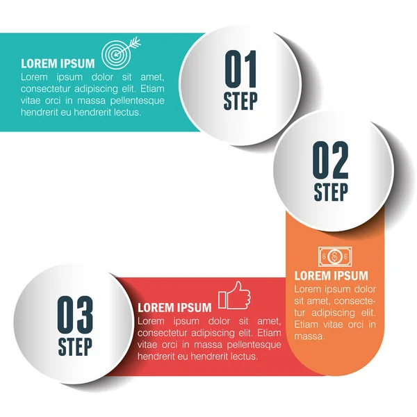 Plantillas infográficas diseño empresarial — Archivo Imágenes Vectoriales