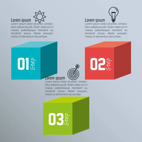 Infographic sjablonen business ontwerp — Stockvector