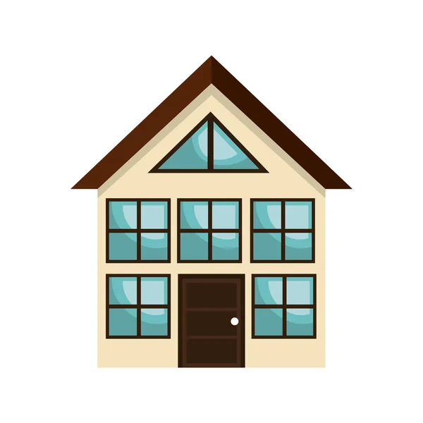 Іконка будинку будинку будинку будинку ізольовані — стоковий вектор