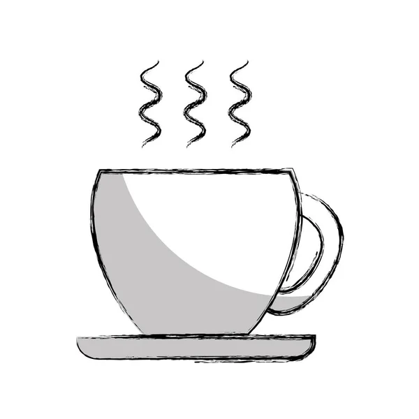Kávé-kupa ikon elszigetelt — Stock Vector