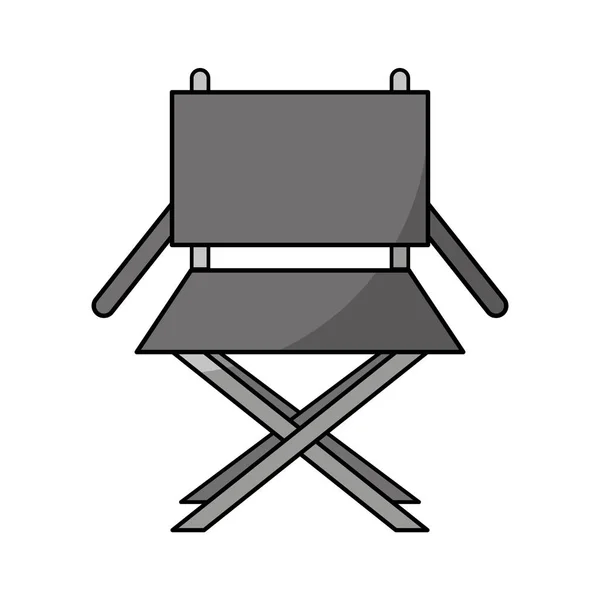 Director chair isolated icon — Stock Vector