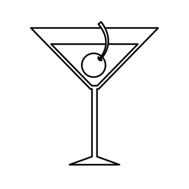 tropikal kokteyl taze izole simgesi