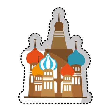 Taj mahal izole simgesi