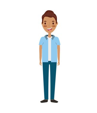genç adam avatar karakter