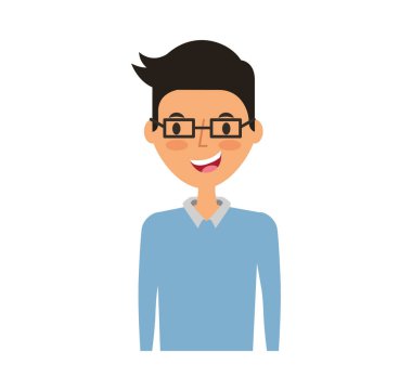 genç adam avatar karakter