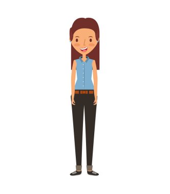 genç kadın avatar karakter