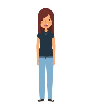 genç kadın avatar karakter