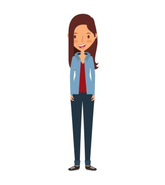 genç kadın avatar karakter