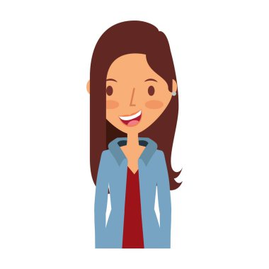 genç kadın avatar karakter
