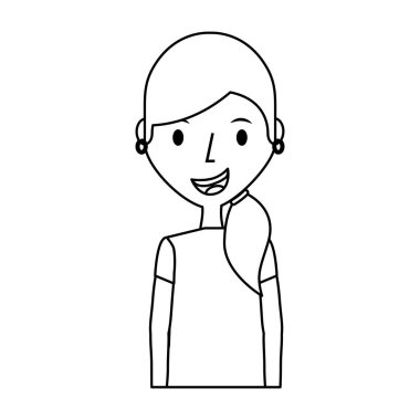 genç kadın avatar karakter