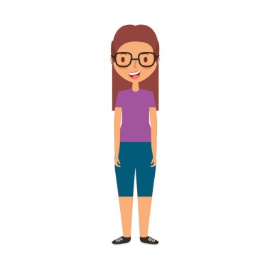 genç kadın avatar karakter