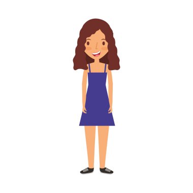 genç kadın avatar karakter