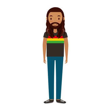 Reggae adam karakter simgesi