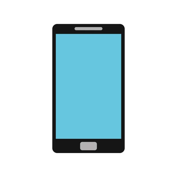 Smartphone technologie lijn pictogram — Stockvector