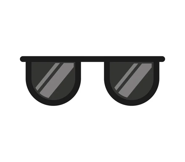 Solglasögon tillbehör isolerade ikonen — Stock vektor