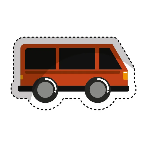 Иконка фургона — стоковый вектор